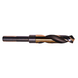 Precision Twist Drill 7233819 | 35/64" Diameter 6" OAL 118 Degree High Speed Steel ST/Bronze Reduced Shank Drill Bit