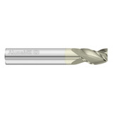 Fullerton Tool 27076 | 5/8" Diameter x 5/8" Shank x 3/4" LOC x 3-1/2" OAL 3 Flute FC5 Solid Carbide Square End Mill