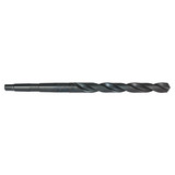 Precision Twist Drill 6001060 | 19/64" Diameter 6-3/8" OAL 118 Degree High Speed Steel Steam Oxide Taper Shank Drill Bit