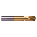 Precision Twist Drill 6000113 | 1/4" Diameter 2-1/2" OAL 120 Degree High Speed Steel TiN Spotting Drill