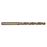 Precision Twist Drill 5995718 | #8 Diameter 6" OAL 135 Degree Cobalt High Speed Steel Bronze Taper Length Drill Bit