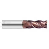 Fullerton Tool 35046 | 3/16" Diameter x 3/16" Shank x 9/16" LOC x 2-1/2" OAL 4 Flute FC20 Solid Carbide Square End Mill