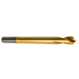 Precision Twist Drill 6000055 | 1/4" Diameter 4" OAL 90 Degree High Speed Steel TiN Spotting Drill
