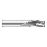 Fullerton Tool 39120 | 1/2" Diameter x 1/2" Shank x 1" LOC x 3" OAL 3 Flute Uncoated Solid Carbide Square End Mill