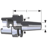 Parlec H63A-M10SF160-9 | 10.00mm Hole Diameter x 160.00mm Projection HSK63A 24.00mm Nose Diameter 25,000 RPM Shrink Fit Tool Holder & Adapter