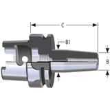 Parlec H100A-25SF335-9 | 1/4" Hole Diameter x 3.350" Projection HSK100A 0.830" Nose Diameter 25,000 RPM Shrink Fit Tool Holder & Adapter