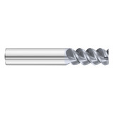 Fullerton Tool 38207 | 5/8" Diameter x 5/8" Shank x 1-1/2" LOC x 3-1/2" OAL 3 Flute TiCN Solid Carbide Square End Mill