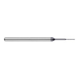 Harvey Tool 20120-C3 | 0.0120" Diameter x 0.2300" Flute Length x 1/8" Reduced Shank x 1-1/2" OAL 130 Degree Drill Point Angle AlTiN Coated Solid Carbide Micro Drill Bit