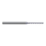 Harvey Tool DQW0240-C8 | 0.610mm Diameter x 3.000mm Shank x 50.000mm OAL 130 Degree Drill Point TiB2 Coated Solid Carbide Micro Drill Bit