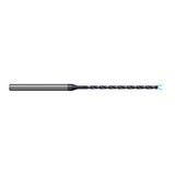 Harvey Tool CXZ0590-C3 | 1.500mm Diameter x 32.500mm Flute Length x 3.000mm Straight Shank x 75.000mm OAL 140 Degree Drill Point Angle AlTiN Coated Solid Carbide Coolant Through Micro Drill Bit