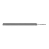 Harvey Tool 853860 | 8 Degree Taper Angle per Side 0.0600" Tip Diameter x 0.6000" LOC 3FL Ball End Uncoated Carbide Tapered End Mill