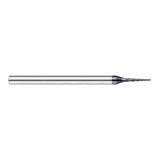 Harvey Tool 840430-C6 | 4 Degree Taper Angle per Side 0.0300" Tip Diameter x 0.3000" LOC 3FL Ball End AlTiN Nano Coated Carbide Tapered End Mill