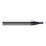 Harvey Tool 823447-C3 | 3/64" Diameter x 0.0700" LOC x 1/8" Shank x 1-1/2" OAL AlTiN Coated Carbide Miniature Ball Deburring End Mill