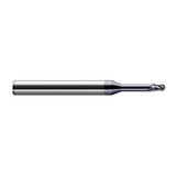 Harvey Tool 860615-C3 | 1/64" Diameter x 0.0230" LOC x 1/8" Shank x 2-1/2" OAL AlTiN Coated Carbide Miniature Ball Deburring End Mill