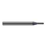 Harvey Tool 892193-C3 | 3/32" Diameter x 0.2790" LOC x 1/8" Shank x 2-1/2" OAL AlTiN Coated Carbide Miniature Ball Deburring End Mill