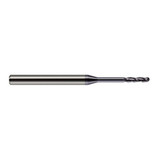Harvey Tool 13810-C3 | 0.0100" Diameter x 0.0500" LOC x 1/8" Shank x 2-1/2" OAL AlTiN Coated Carbide Miniature Ball Deburring End Mill