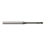 Harvey Tool 10300 | 0.1000" Diameter x 0.7500" LOC x 1/8" Shank x 2-1/2" OAL Amorphous Diamond Coated Carbide Miniature Ball Deburring End Mill
