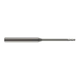 Harvey Tool 861215 | 1/64" Diameter x 0.0450" LOC x 1/8" Shank x 1-1/2" OAL Uncoated Carbide Miniature Ball Deburring End Mill