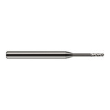 Harvey Tool 76810 | 0.0100" Diameter x 0.0300" LOC x 1/8" Shank x 1-1/2" OAL Uncoated Carbide Miniature Ball Deburring End Mill