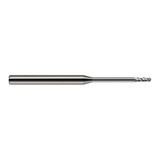 Harvey Tool 950225 | 0.0250" Diameter x 0.0750" LOC x 1/8" Shank x 1-1/2" OAL Uncoated Carbide Miniature Ball Deburring End Mill