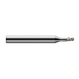 Harvey Tool 844508 | 1/8" Diameter x 0.1870" LOC x 1/8" Shank x 2-1/2" OAL Uncoated Carbide Miniature Ball Deburring End Mill