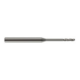 Harvey Tool 13893 | 3/32" Diameter x 0.7500" LOC x 1/8" Shank x 2-1/2" OAL Uncoated Carbide Miniature Ball Deburring End Mill