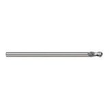 Harvey Tool 24710 | 5/32" Diameter x 0.2340" LOC x 1/8" Shank x 2-1/2" OAL Uncoated Carbide Miniature Ball Deburring End Mill
