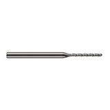 Harvey Tool 36078 | 5/64" Diameter x 1.1870" LOC x 1/8" Shank x 2-1/2" OAL Uncoated Carbide Miniature Ball Deburring End Mill