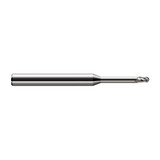 Harvey Tool 34211 | 0.0110" Diameter x 0.0160" LOC x 1/8" Shank x 2-1/2" OAL Uncoated Carbide Miniature Ball Deburring End Mill