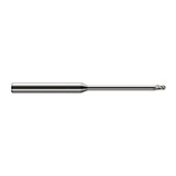 Harvey Tool 49240 | 0.0400" Diameter x 0.0600" LOC x 1/8" Shank x 2-1/2" OAL Uncoated Carbide Miniature Ball Deburring End Mill