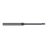 Harvey Tool 43216-C3 | 1/4" Diameter x 1/4" Shank x 3/8" LOC x 6" OAL 0.0150" Radius AlTiN Coated Carbide Corner Radius End Mill