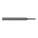 Harvey Tool 864147 | 3/64" Diameter x 1/8" Shank x 0.141" LOC x 1-1/2" OAL x 0.005" Radius 2 Flute Uncoated Carbide Corner Radius End Mill