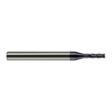 Harvey Tool 876062-C3 | 1/16" Diameter x 1/8" Shank x 0.186" LOC x 1-1/2" OAL x 0.010" Radius 4 Flute AlTiN Coated Carbide Corner Radius End Mill