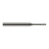 Harvey Tool 877647 | 3/64" Diameter x 1/8" Shank x 0.141" LOC x 1-1/2" OAL x 0.010" Radius 4 Flute Uncoated Carbide Corner Radius End Mill