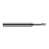 Harvey Tool 41547 | 3/64" Diameter x 1/8" Shank x 0.070" LOC x 2-1/2" OAL x 0.010" Radius 3 Flute Uncoated Carbide Corner Radius End Mill