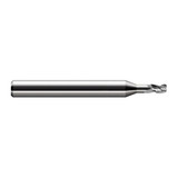 Harvey Tool 925708 | 1/8" Diameter x 1/8" Shank x 3/16" LOC x 2-1/2" OAL 0.0100" Radius Uncoated Carbide Corner Radius End Mill
