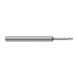 Harvey Tool 34615 | 1/64" Diameter x 1/8" Shank x 0.023" LOC x 2-1/2" OAL x 3 Flute Uncoated Carbide Square End Mill