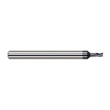 Harvey Tool 47847-C3 | 3/64" Diameter x 1/8" Shank x 0.070" LOC x 2-1/2" OAL x 3 Flute AlTiN Coated Carbide Square End Mill