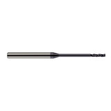 Harvey Tool 948210-C3 | 0.010" Diameter x 1/8" Shank x 0.050" LOC x 2.500" OAL 3 Flute AlTiN Coated Carbide Square End Mill