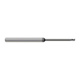 Harvey Tool 48915-C4 | 1/64" Diameter x 1/8" Shank x 0.022" LOC x 2-1/2" OAL x 3 Flute Amorphous Diamond Coated Carbide Square End Mill