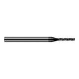 Harvey Tool 12745-C4 | 0.045" Diameter x 1/8" Shank x 0.225" LOC x 2.500" OAL 3 Flute Amorphous Diamond Coated Carbide Square End Mill