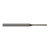 Harvey Tool 951345 | 0.045" Diameter x 1/8" Shank x 0.450" LOC x 2.500" OAL 3 Flute Uncoated Carbide Square End Mill