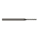 Harvey Tool 33708 | 1/8" Diameter x 1/8" Shank x 1" LOC x 2-1/2" OAL 3FL Uncoated Carbide Square End Mill