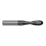 Harvey Tool 49531-C4 | 1/32" Diameter x 1/8" Shank x 3/32" LOC x 1-1/2" OAL 2FL Amorphous Diamond Coated Carbide Ball End Mill