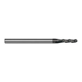 Harvey Tool 989812-C4 | 3/16" Diameter x 3/16" Shank x 9/16" LOC x 2" OAL 3FL Amorphous Diamond Coated Carbide Ball End Mill