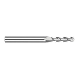 Harvey Tool 887662 | 1/16" Diameter x 1/8" Shank x 5/16" LOC x 2-1/2" OAL 2FL Uncoated Carbide Ball End Mill