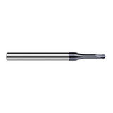 Harvey Tool 958320-C6 | 0.0200" Diameter x 1/4" Shank x 0.0160" LOC x 2-1/2" OAL 2FL AlTiN Nano Coated Carbide Ball End Mill