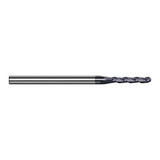 Harvey Tool 888708-C3 | 1/8" Diameter x 1/8" Shank x 5/8" LOC x 2-1/2" OAL 4FL AlTiN Coated Carbide Ball End Mill