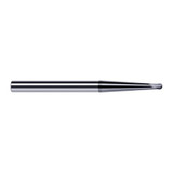 Harvey Tool 36921-C6 | 0.0390" Diameter x 3/16" Shank x 1/32" LOC x 2-1/2" OAL 2FL AlTiN Nano Coated Carbide Ball End Mill