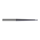 Harvey Tool 19053-C6 | 1/16" Diameter x 3/16" Shank x 0.0500" LOC x 3" OAL 2FL AlTiN Nano Coated Carbide Ball End Mill